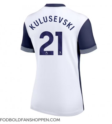 Tottenham Hotspur Dejan Kulusevski #21 Hjemmebanetrøje Dame 2024-25 Kortærmet